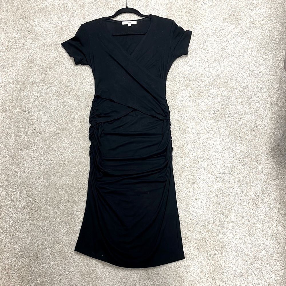 Ripe black maternity dress